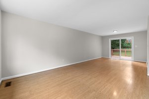 Living/Dining Room and Access to Rear Deck