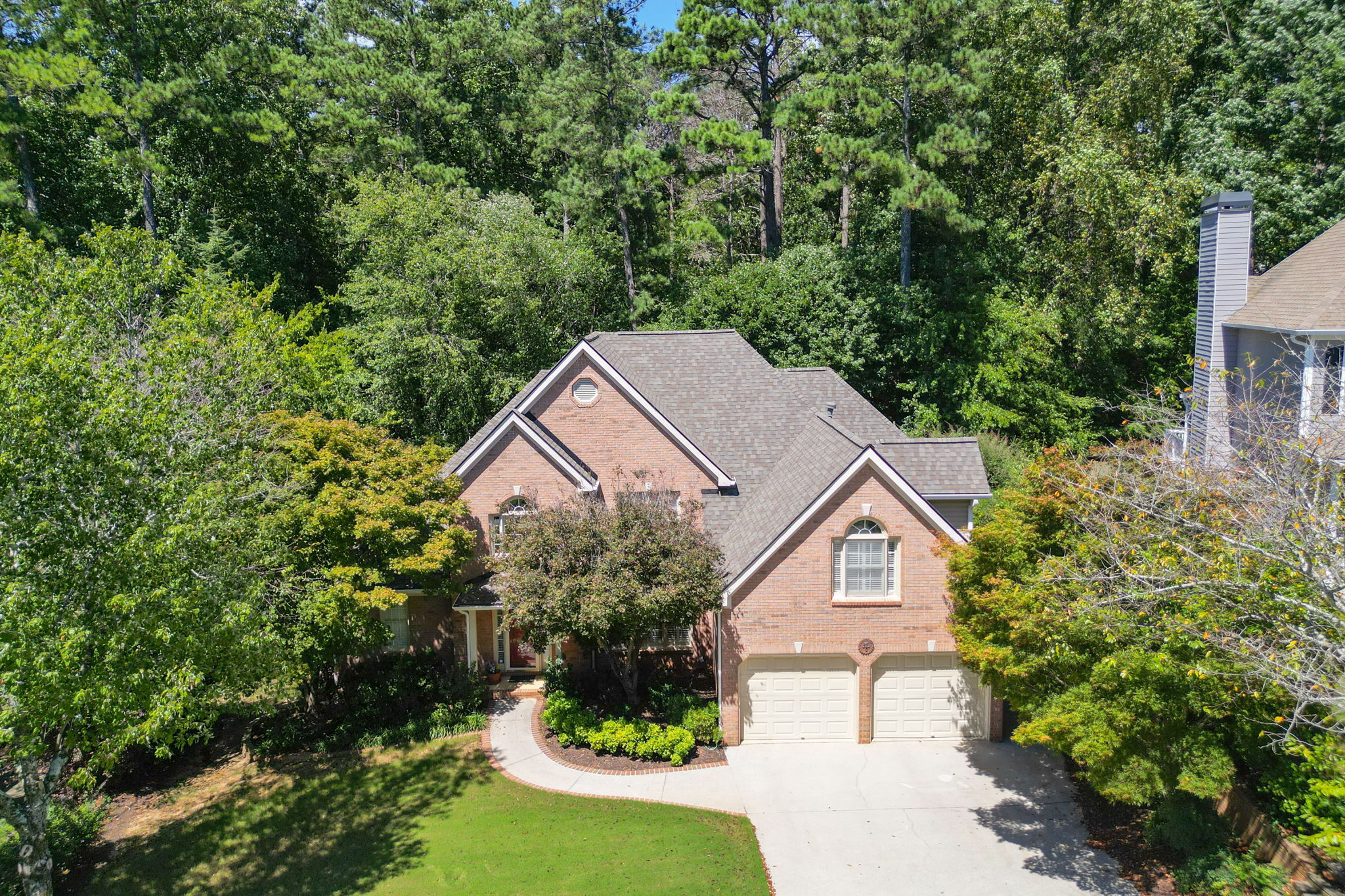 Executive home on a large lot