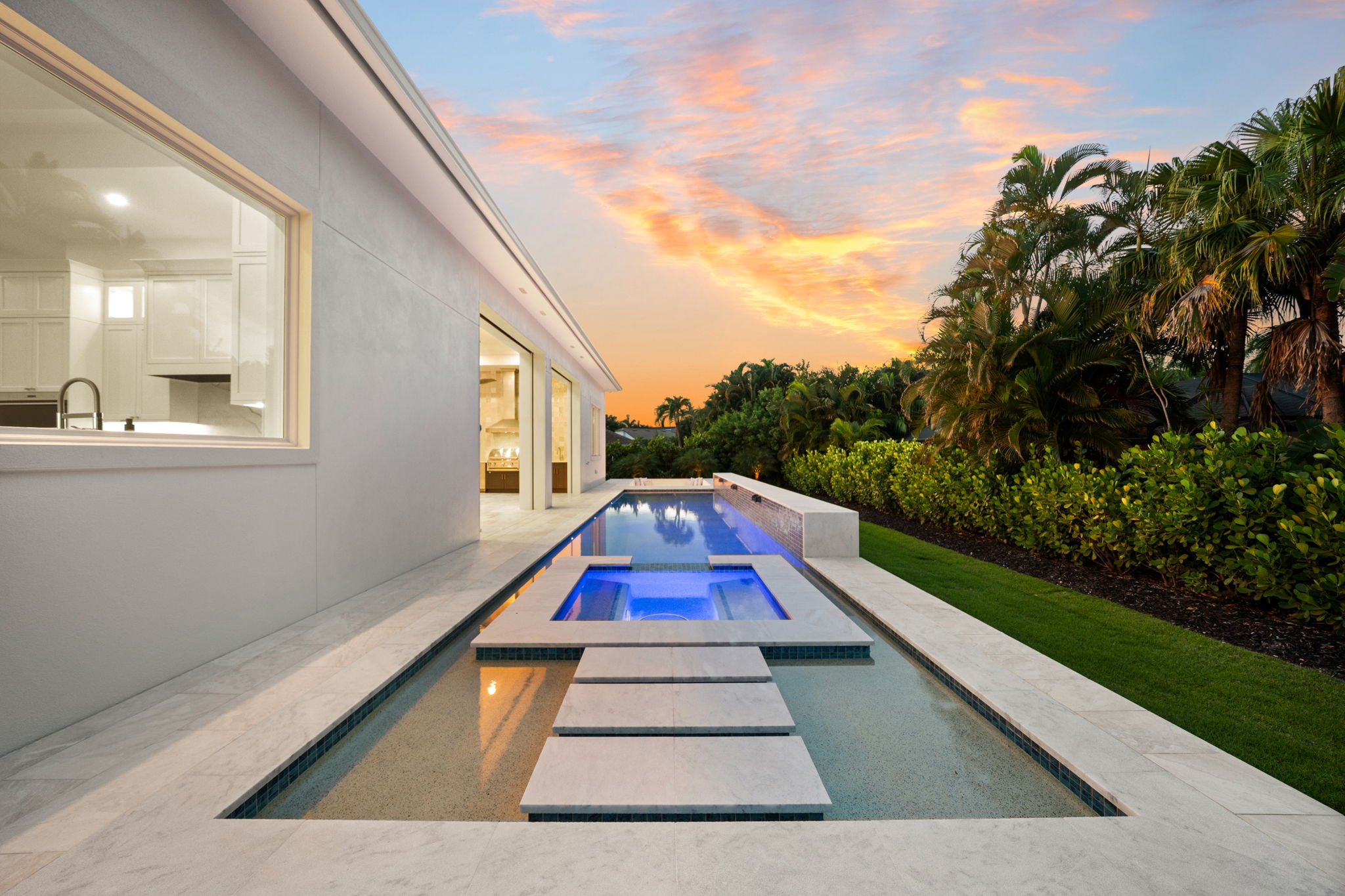 Gas heated spa