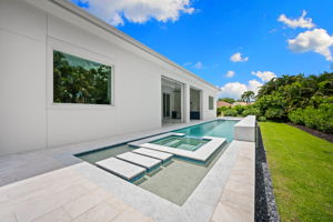 Private backyard