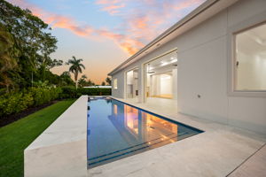 Pool with multi-color lighting system