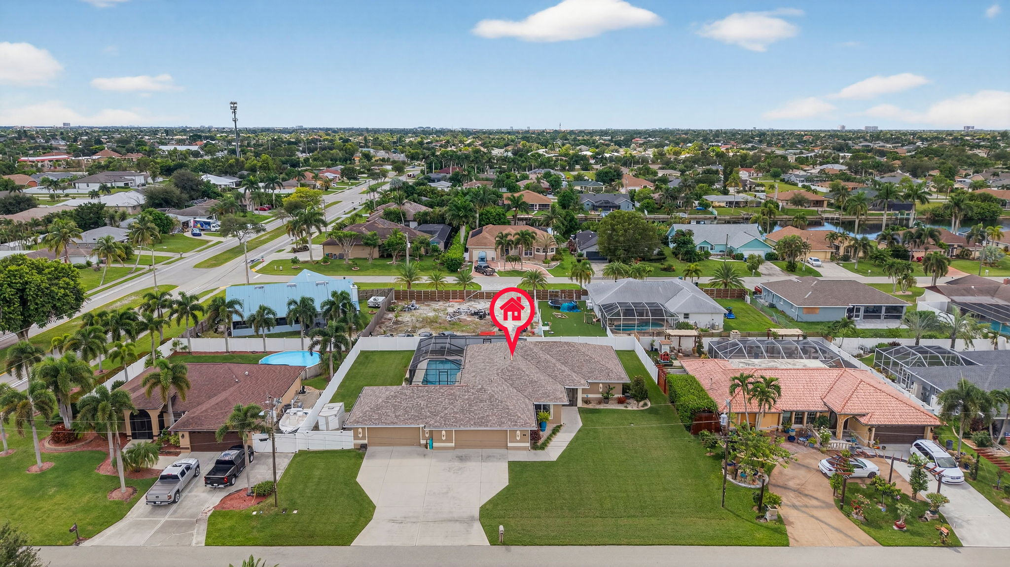 Aerial Front Exterior 2 - markers