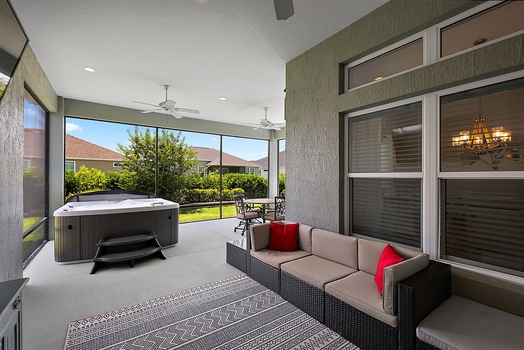 Lanai with Hot Tub