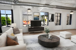 Living Area with Views - Virtually Staged