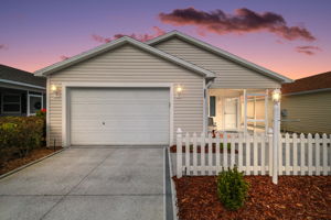 Twilight Front Elevation