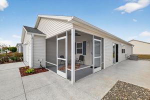Front Lanai with Spacious Front and Side Patios