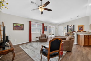 Living, Dining and Kitchen