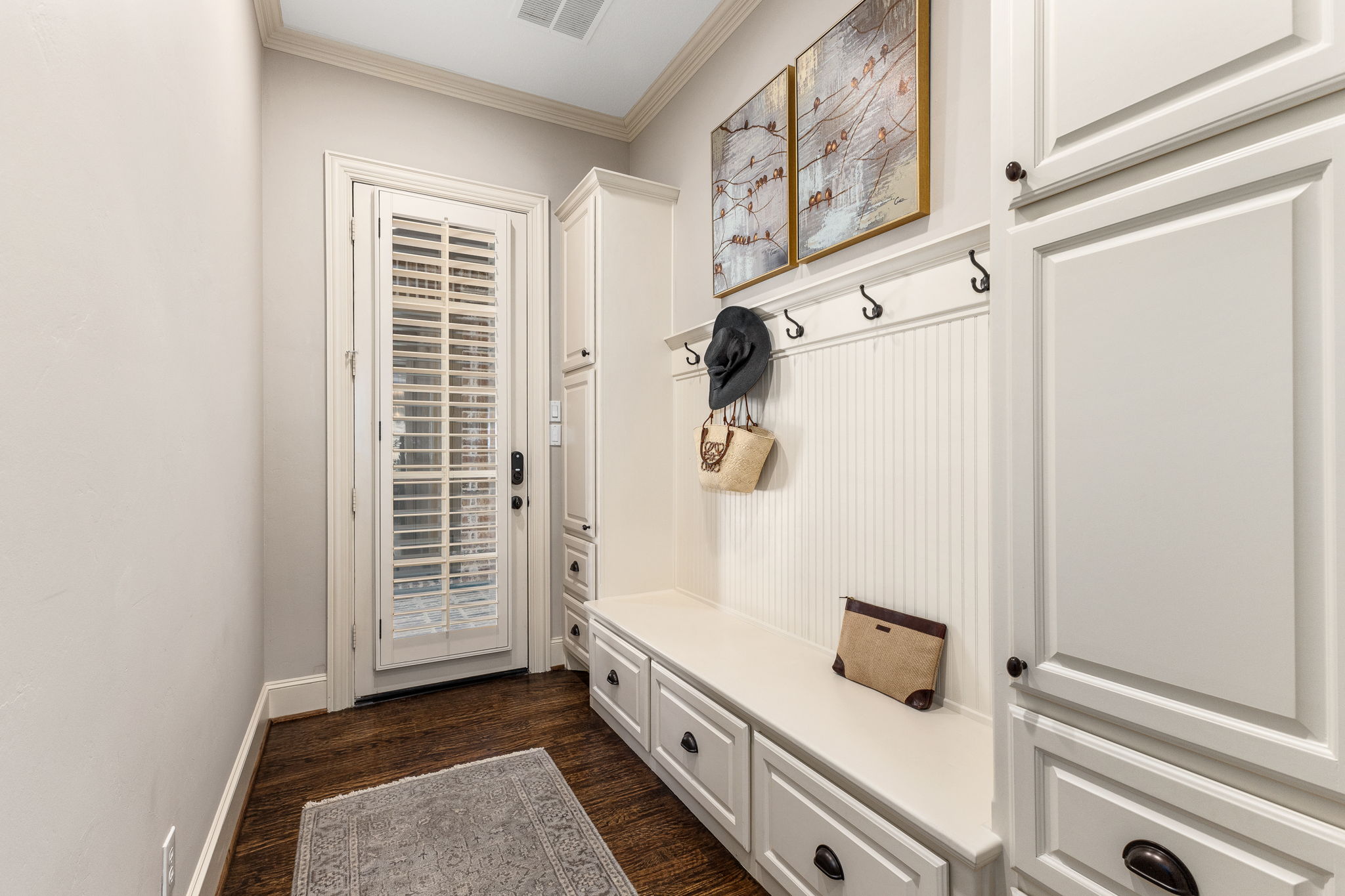 Mudroom with plentiful storage