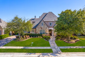 North facing home with stunning curb appeal