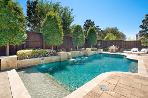 Backyard oasis and resort-style pool