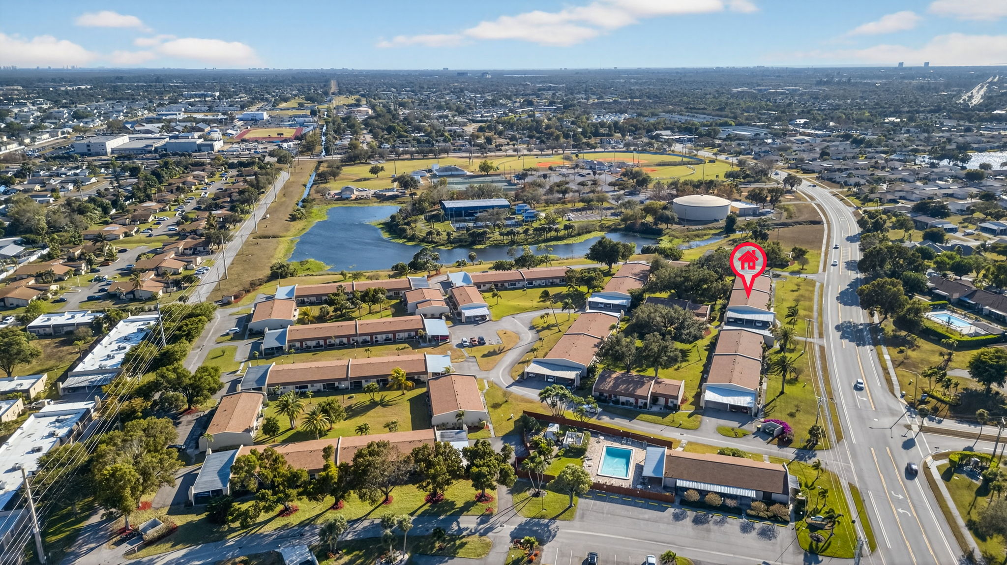 Aerial Side Exterior - marker