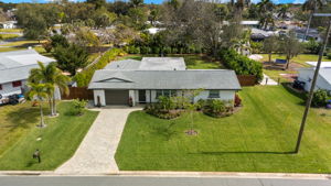Aerial Front Exterior