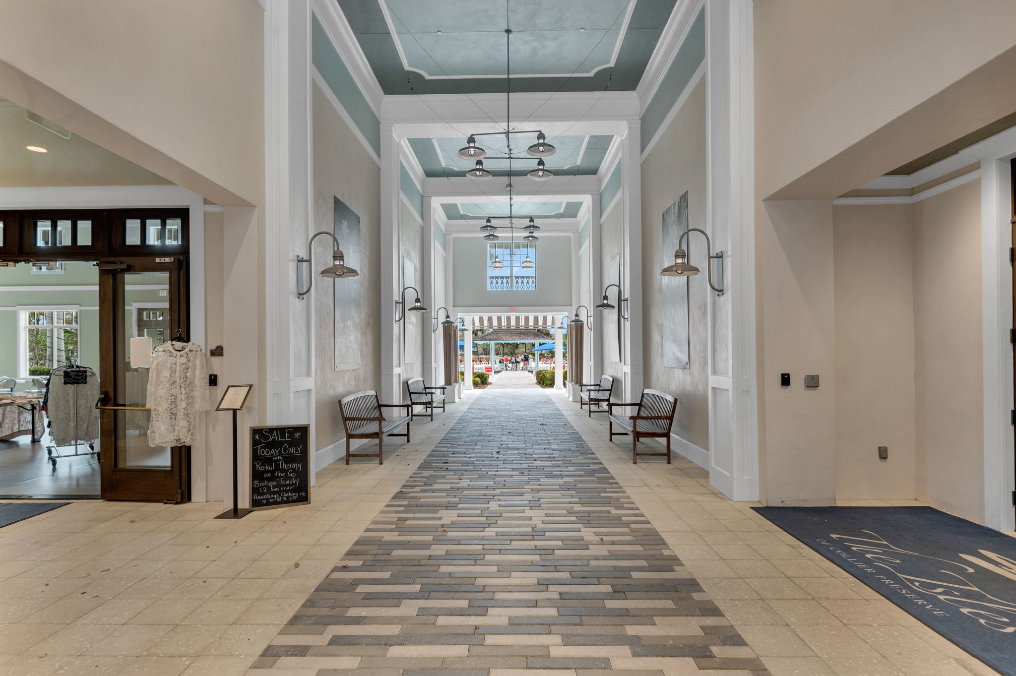 Clubhouse Corridor