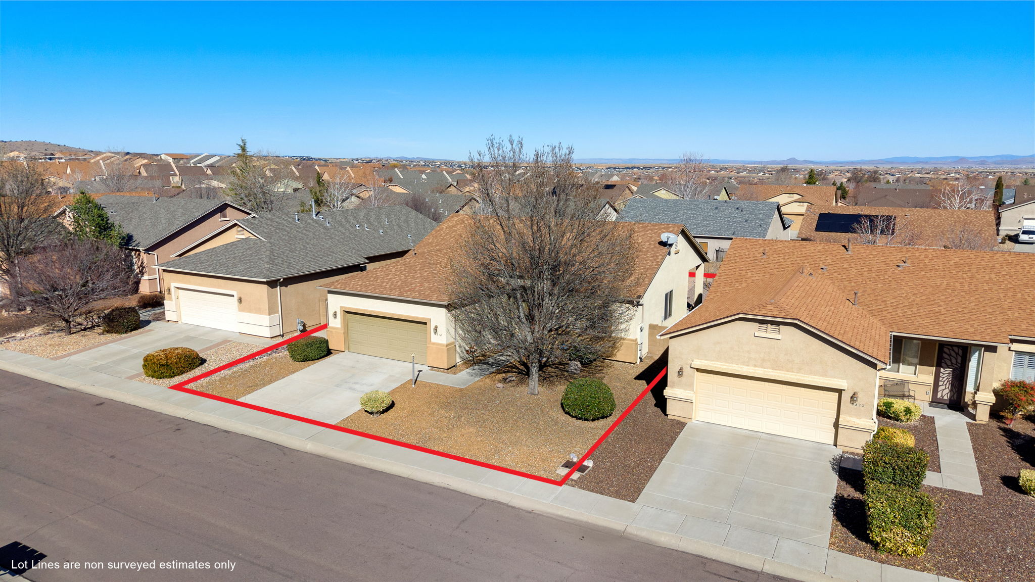 Aerial Front (3) Lot Lines