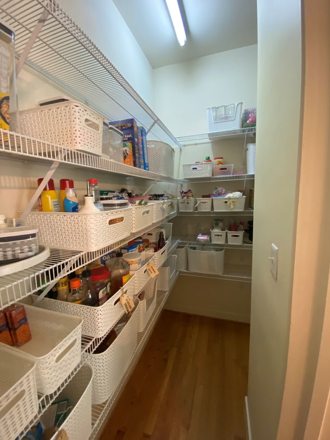 Huge walk in style pantry.