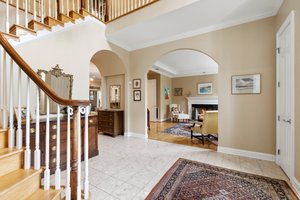 20' ceilings in the foyer.