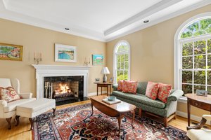 Detailed moulding work.