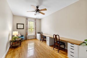 Large room currently used as an office but perfect for a living area for an in-law or au-pair suite.