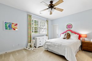 Bedroom 4 opens to Jack and Jill bath with access to the a massive walk in attic space.