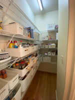 Huge walk in style pantry.