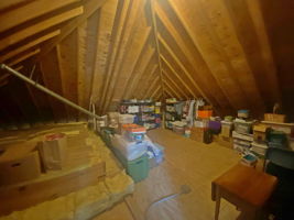 Huge floored 2nd floor walk in storage area just off of Bedroom 4.