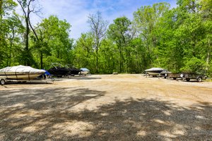 Large boat storage area so no need to store in garage or driveway.