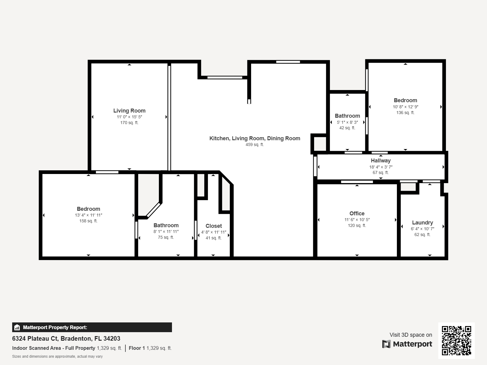 Measurements - 6324 Plateau Ct