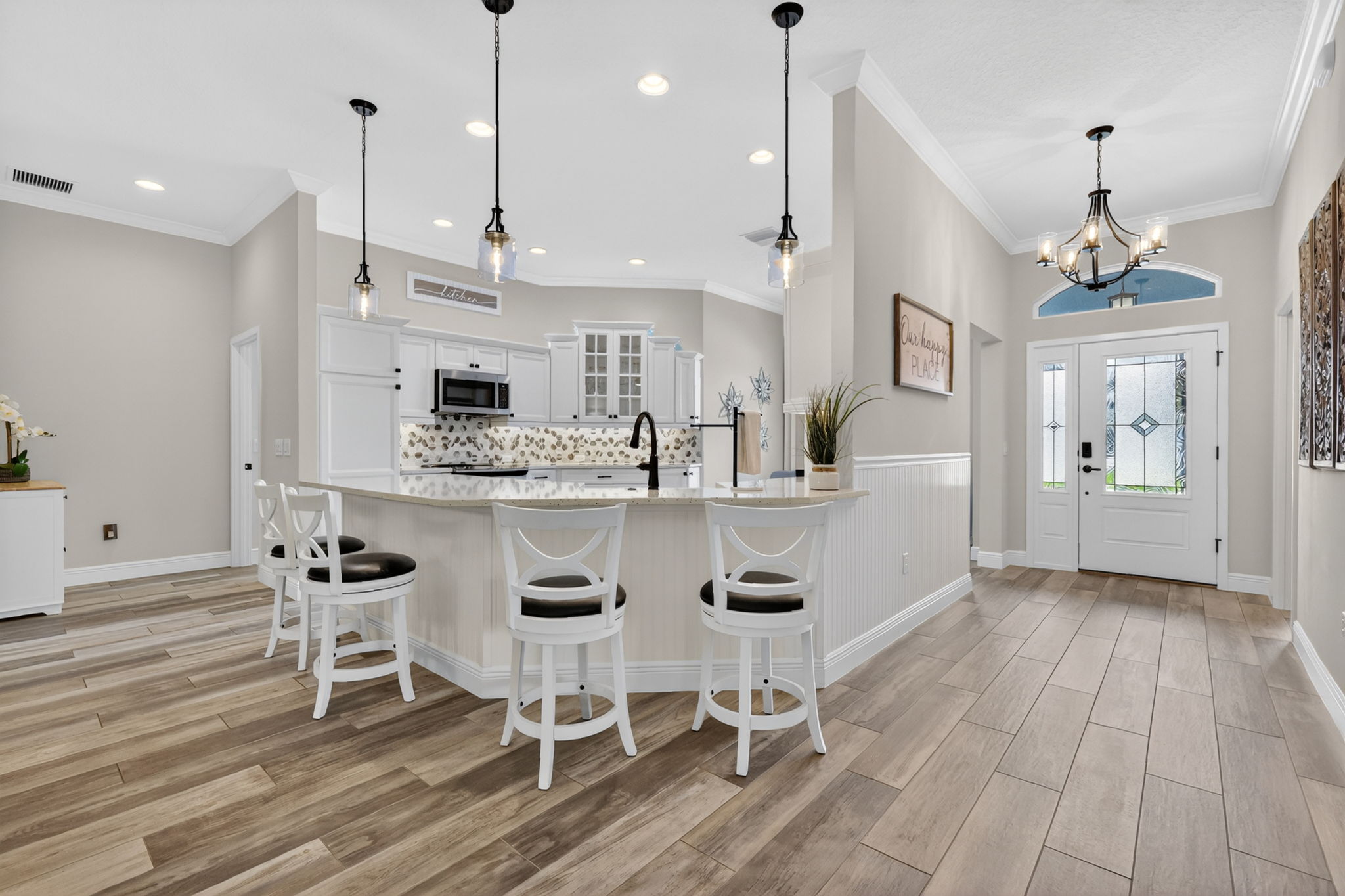 Foyer and Kitchen