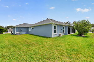 Rear and Side Elevation with PRIVACY Landscaping
