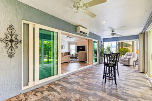 Climate-Controlled Glass-Enclosed Lanai