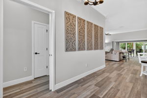 PRIVATE Pocket Door Entrance to Guest Wing