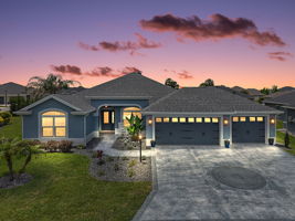 Twilight Front Elevation