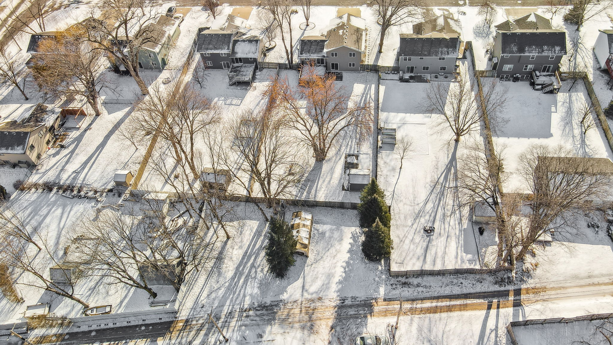 Home has the opportunity to have another garage built in the rear of the property with access to Alley.