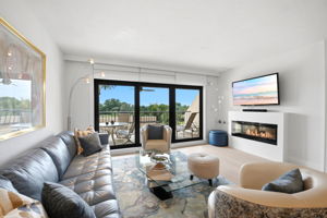 Living Room With Fire