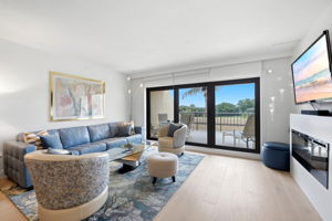 Living Room With Fire