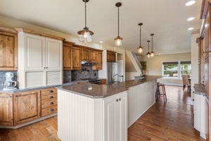 Large Kitchen with Ample Prep and Storage Space