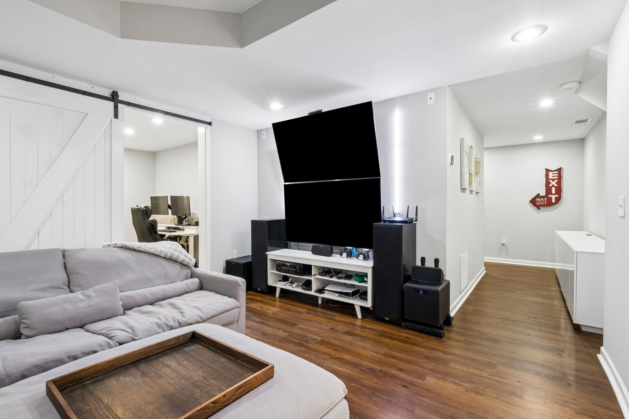 Basement Living Area
