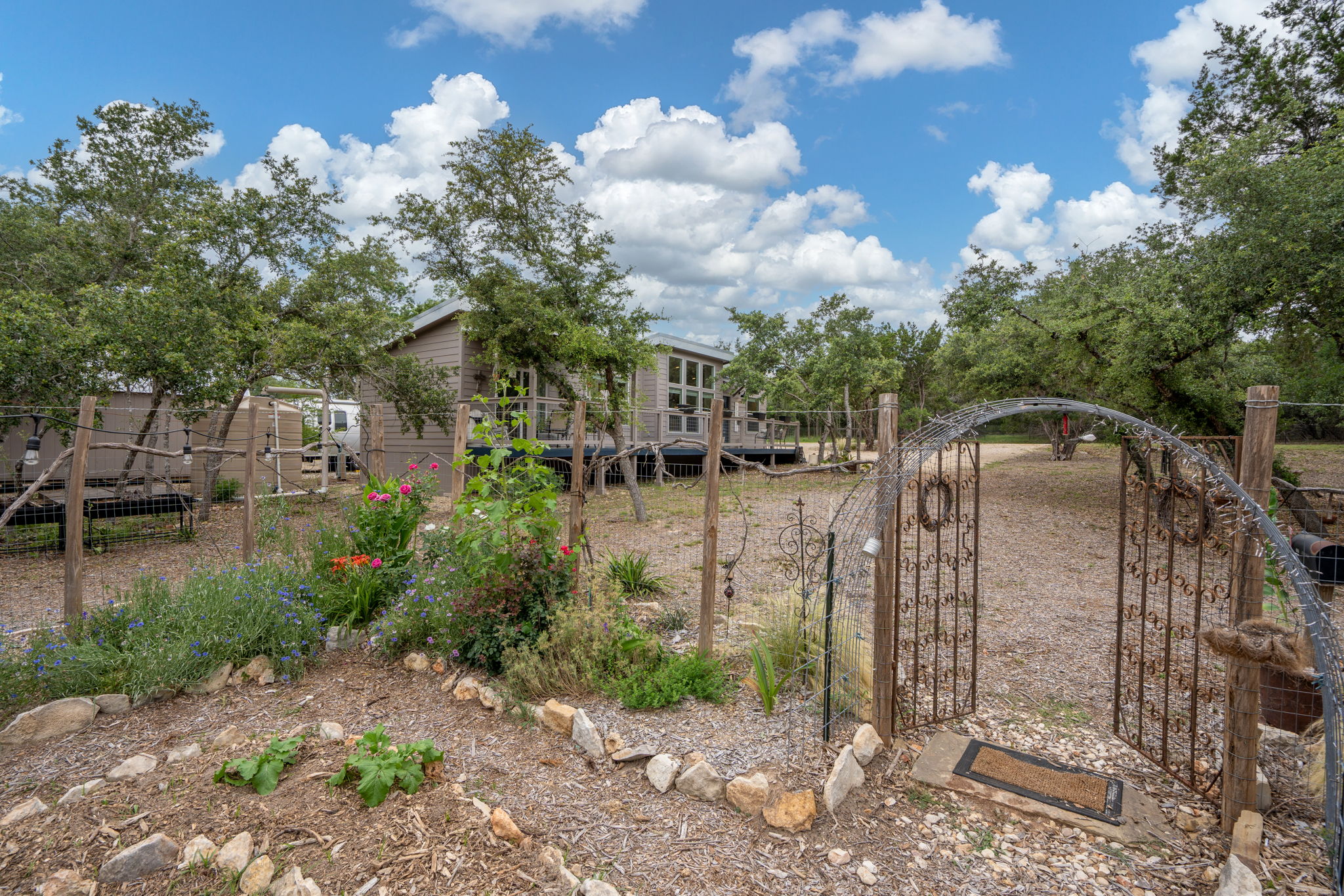 Garden toward the House