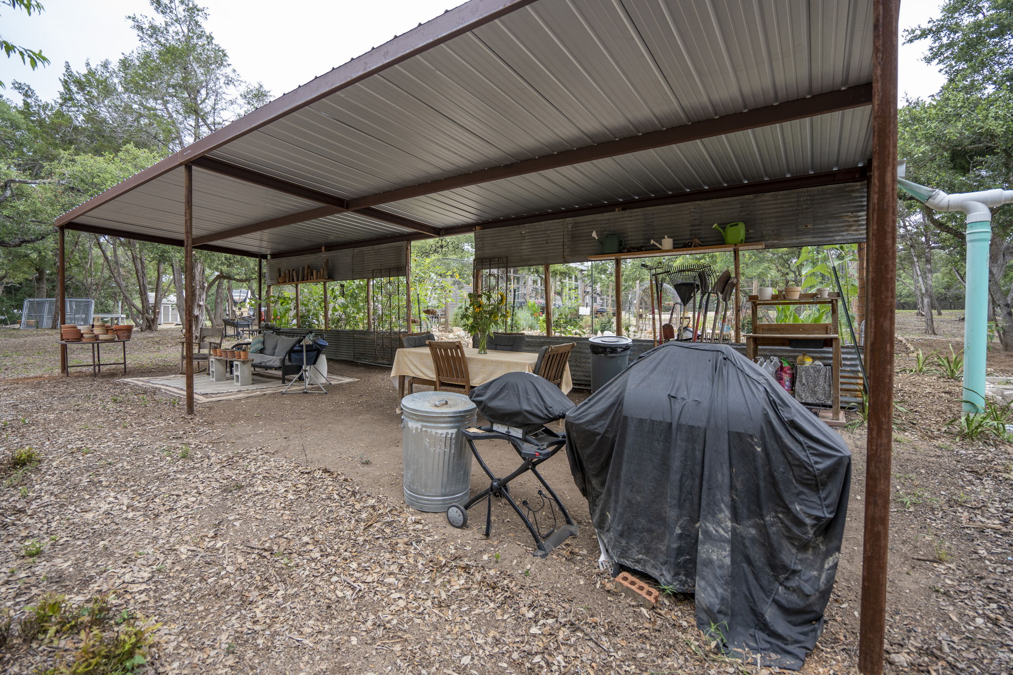 Shed On Back Of Garden