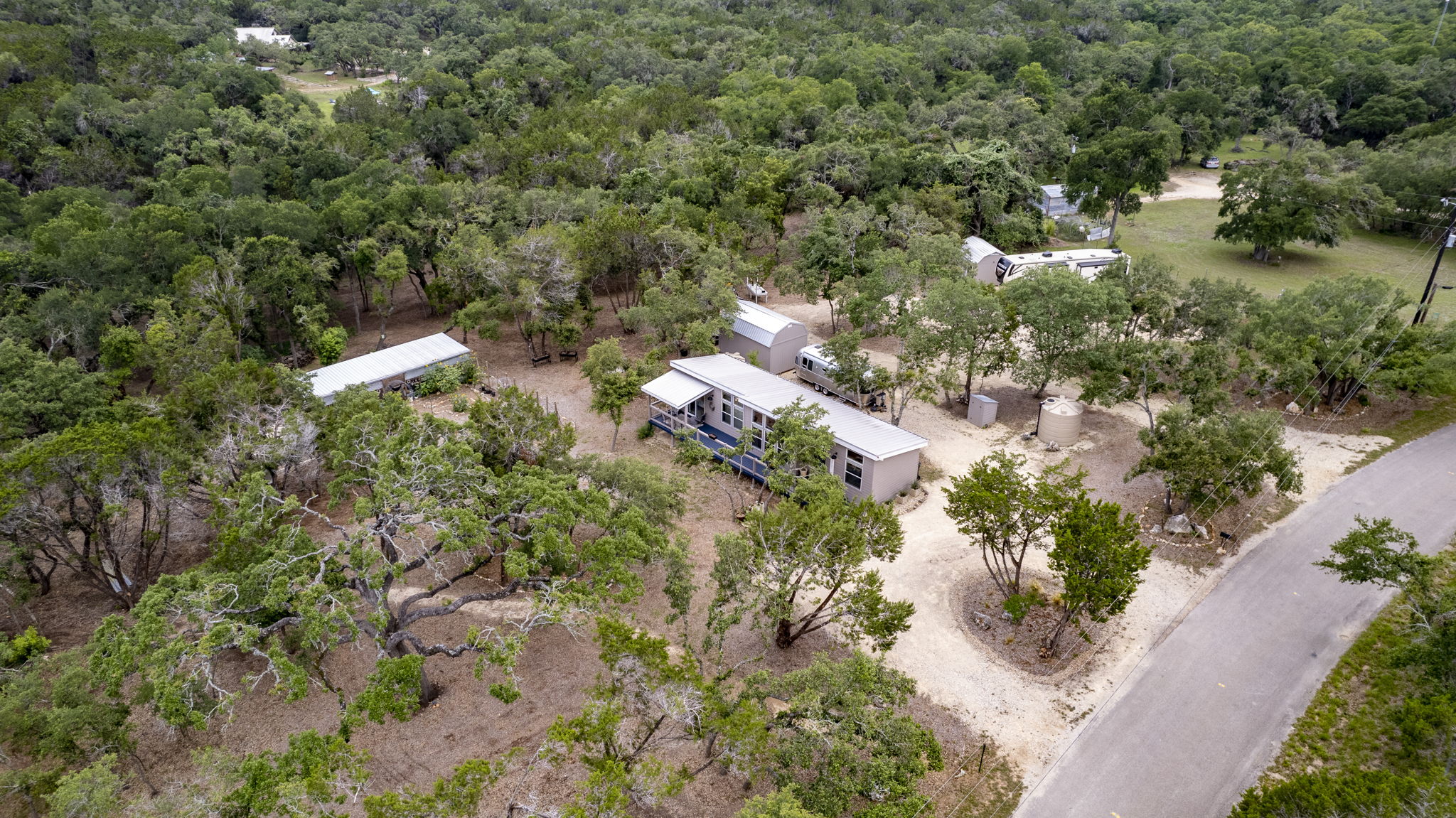Drone View of Property