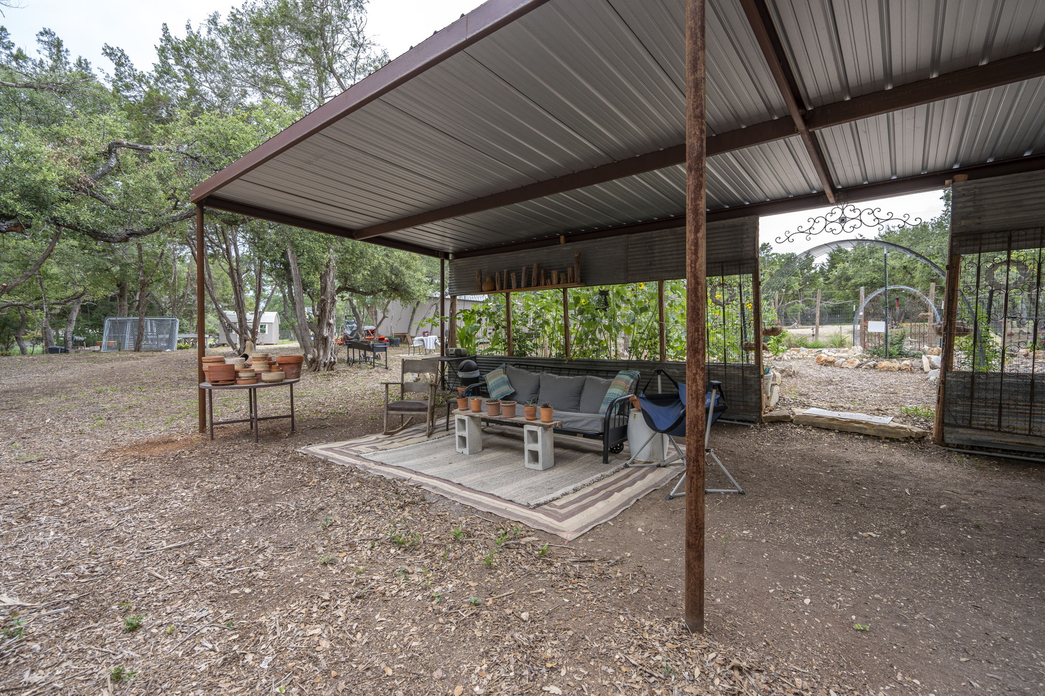Shed On Back Of Garden