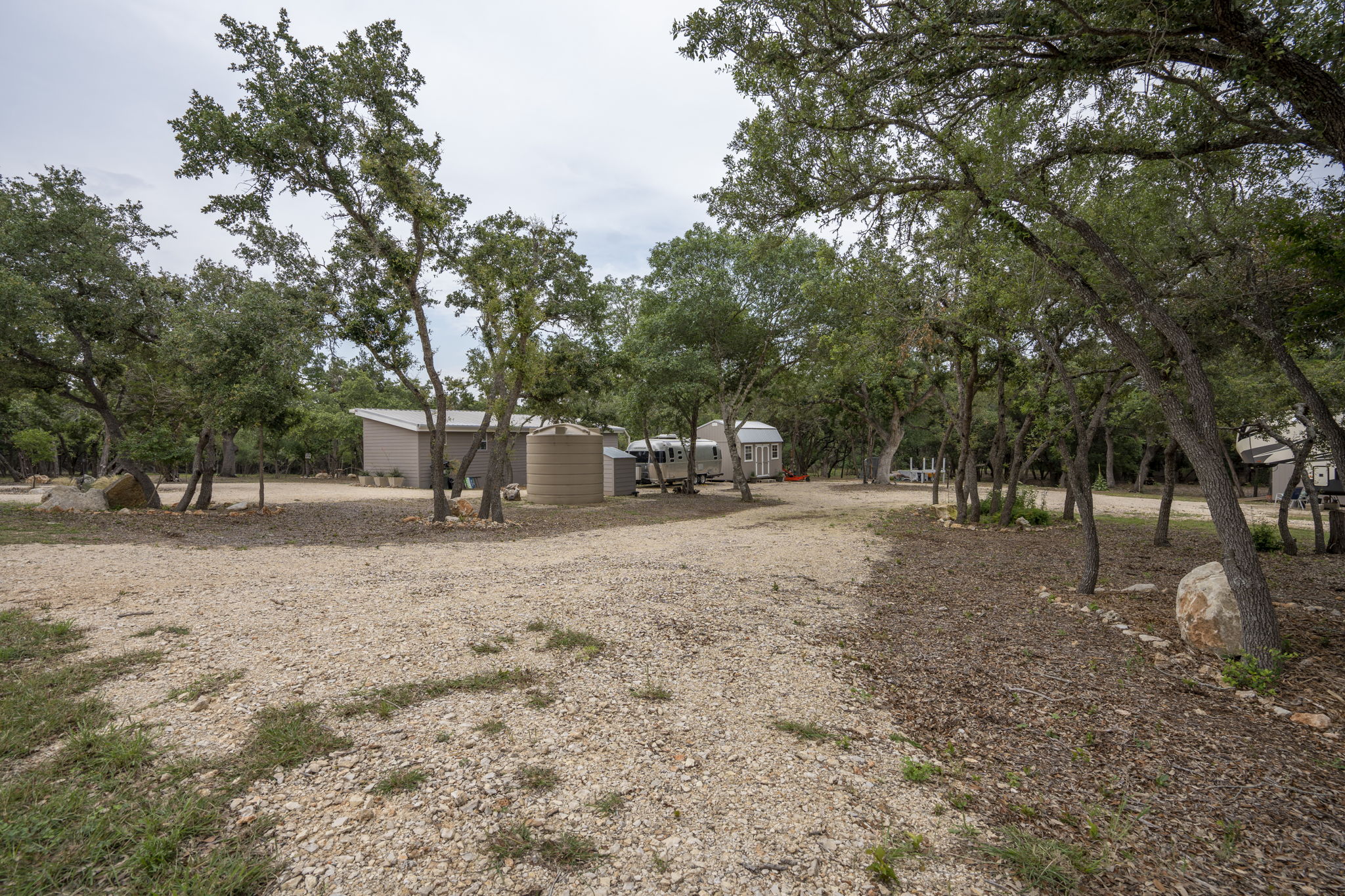 Back of House, Water Tank #1, Storage Bldg #1