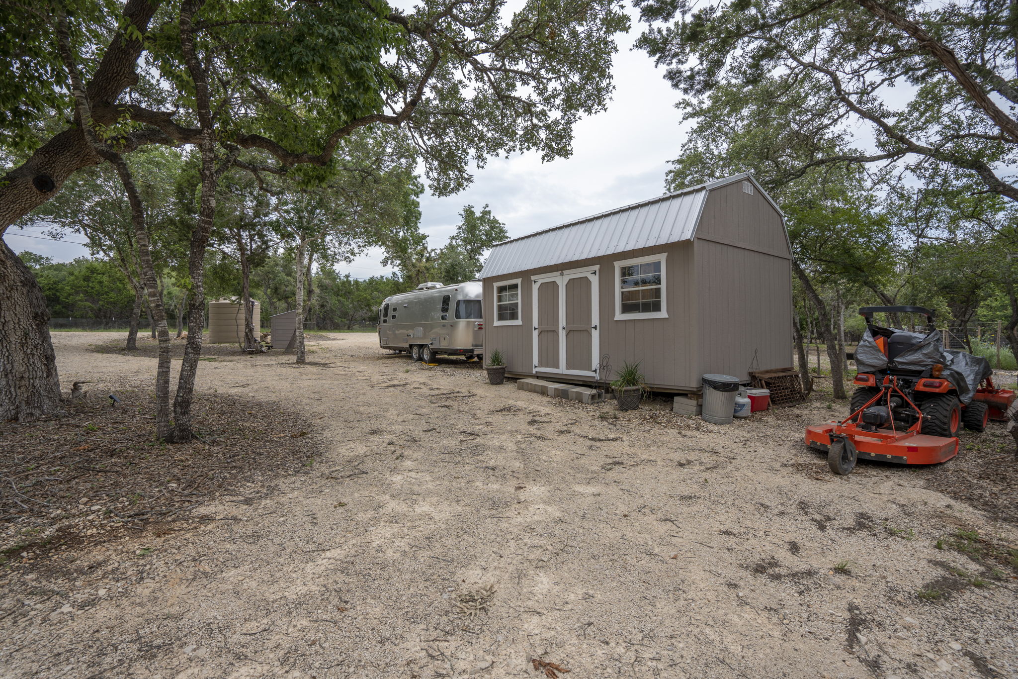 RV Site #3, and Storage Building
