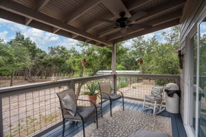 Sitting Area At Back Of Deck