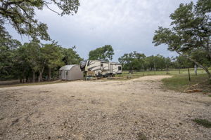 Two RV Sites, with Storage Building