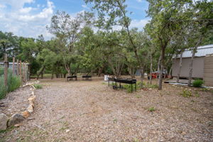 Sitting Area Behind House, Storage Building