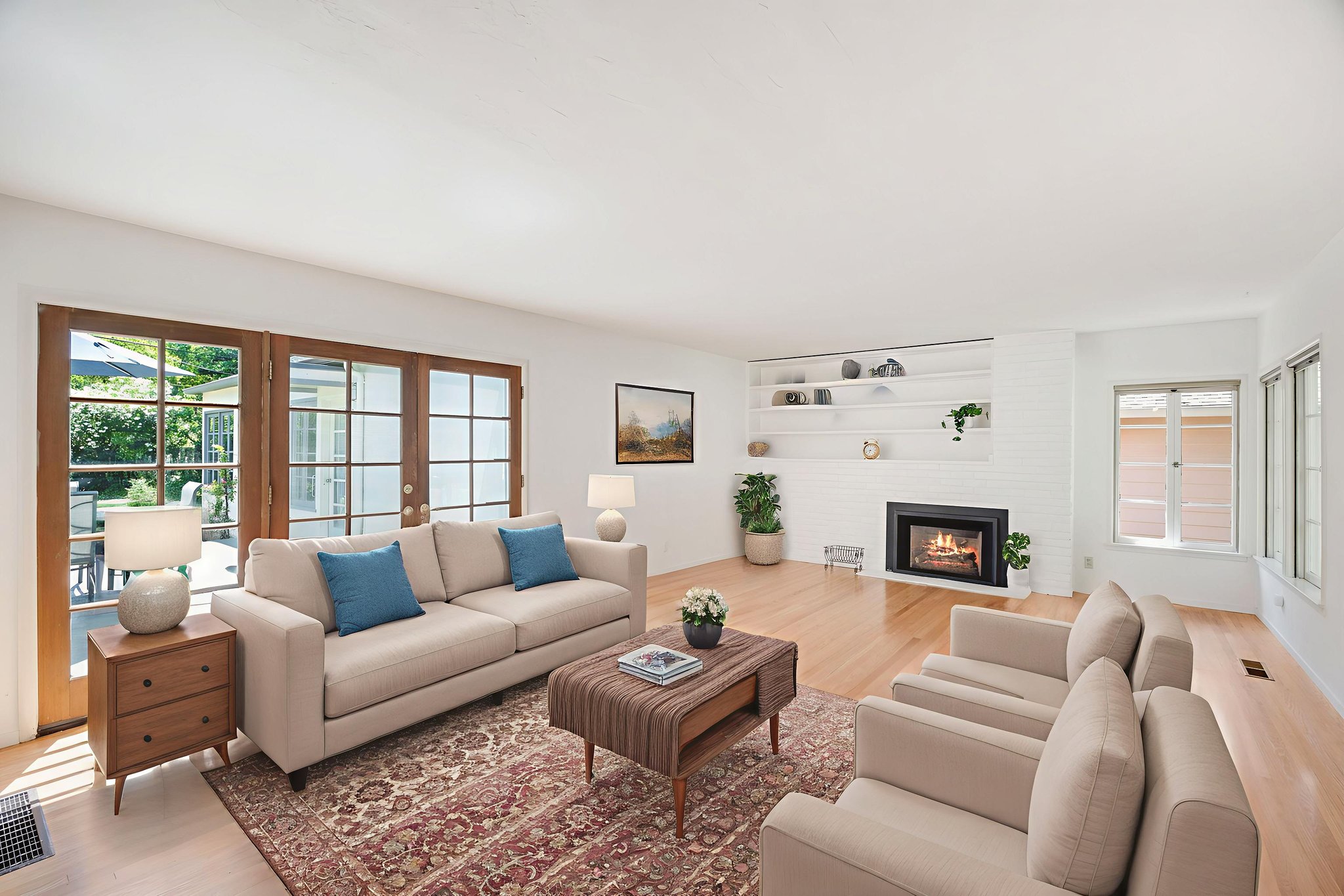 Livingroom- Virtually Staged