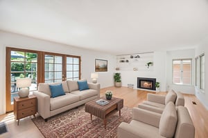 Livingroom- Virtually Staged