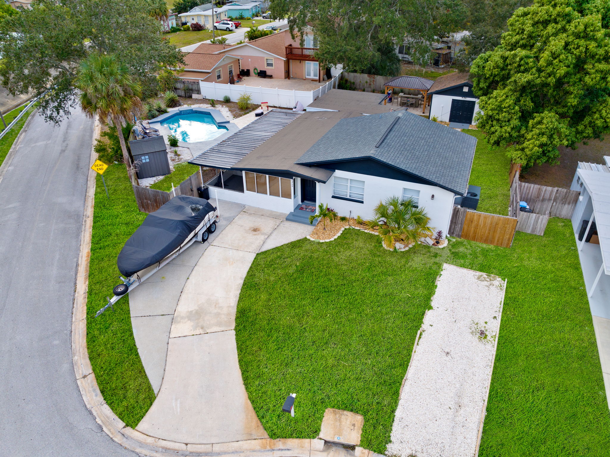 High View of Front Exterior