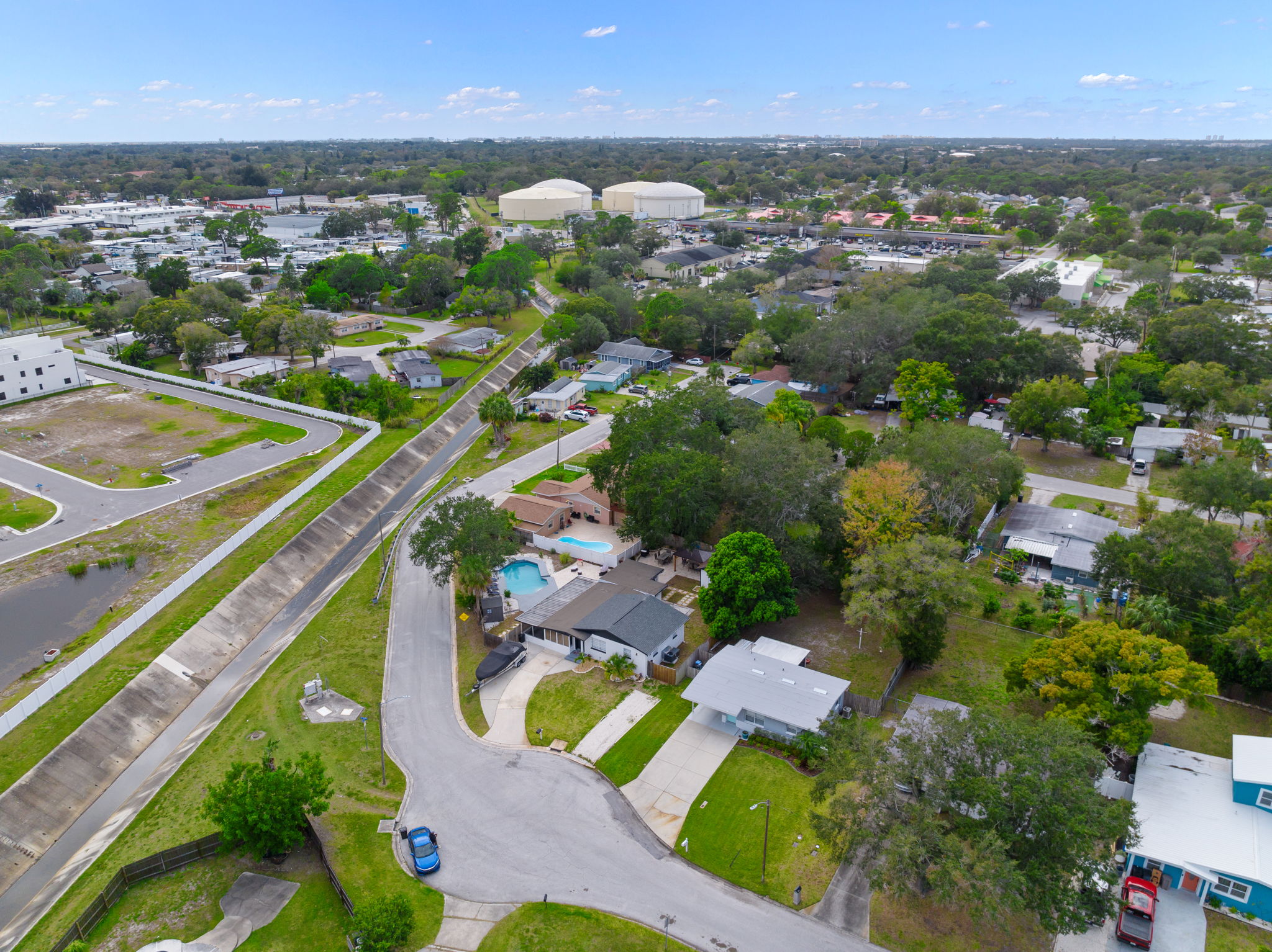 Aerial View of Property